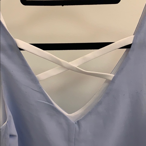 Tobi Light Blue Flowy Tank - Picture 2 of 2